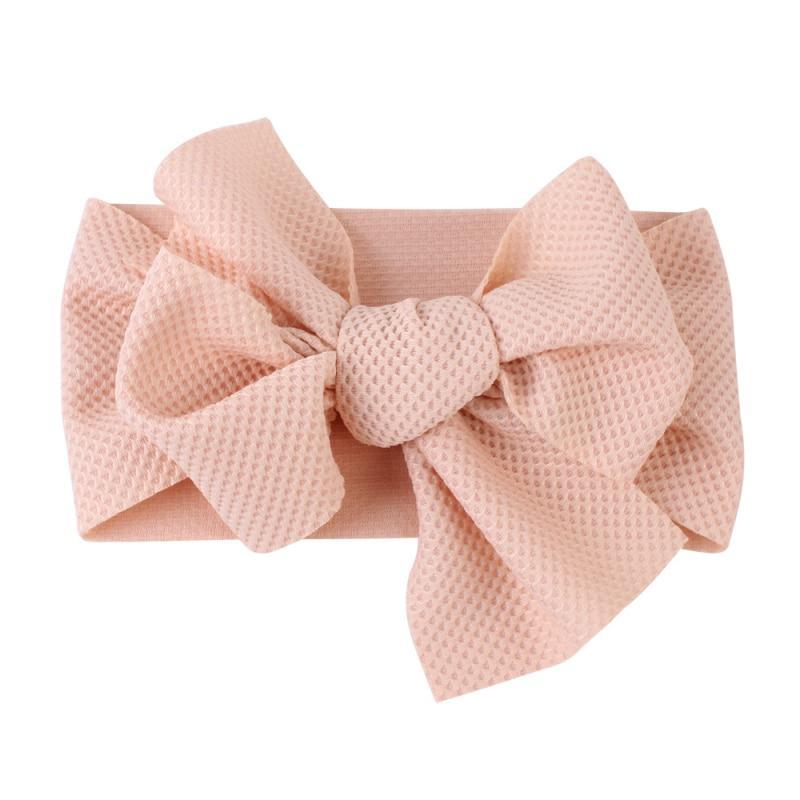 Elastic Candy Solid Color Head Wrap Newborn Head bands Bowknot Bows for Baby Girl Hair Accessories