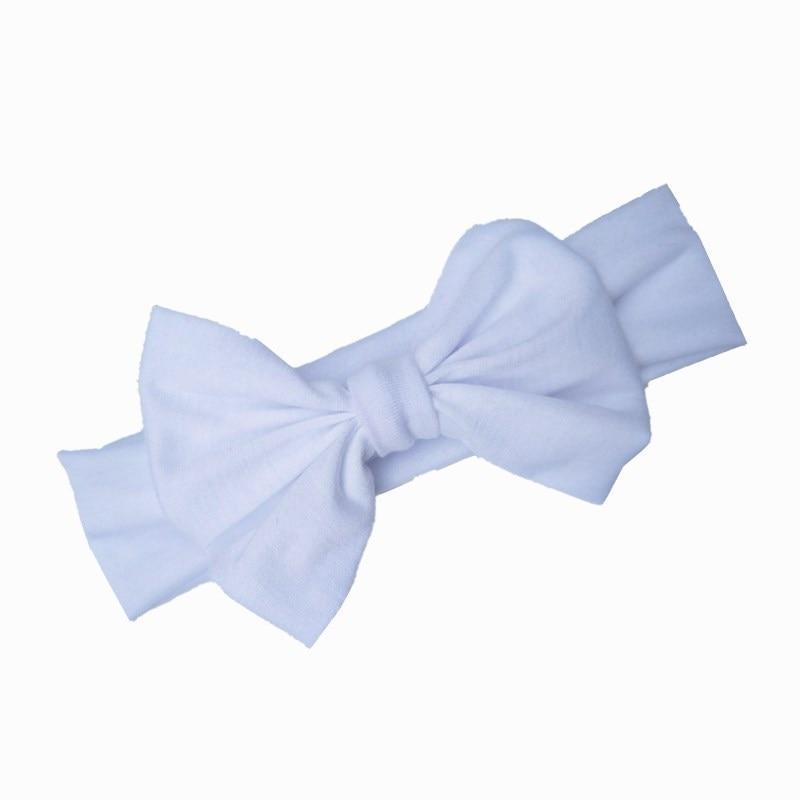 Headband Knitted Cotton Children Girls Elastic Bow Hair Bands Turban for girl Headbands