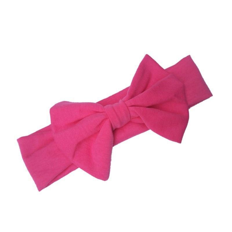 Headband Knitted Cotton Children Girls Elastic Bow Hair Bands Turban for girl Headbands