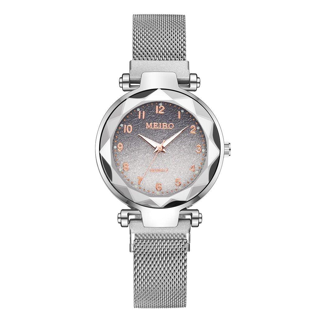 Women Magnet Buckle Gradient Color Watches Luxury Ladies Fashion Female Wristwatches For Gift Clock For Women and Girls
