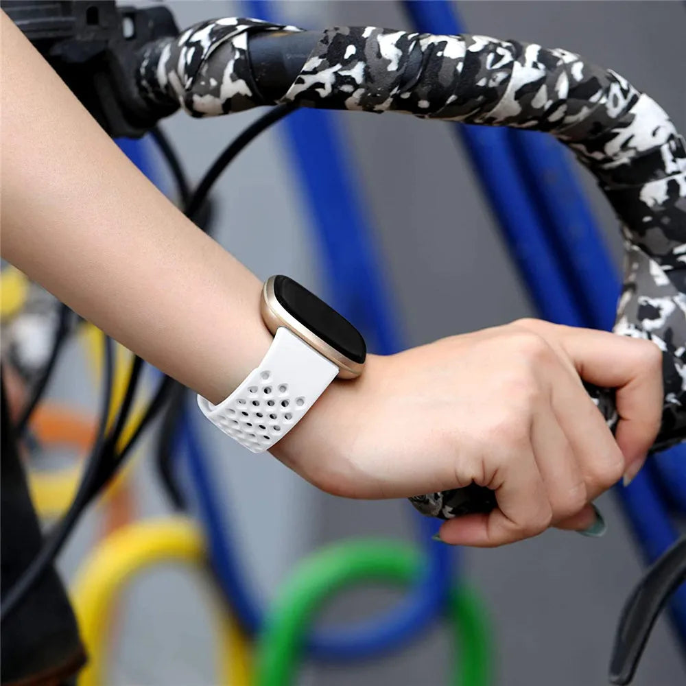 Atmungsaktive Sport-Armbänder für Fitbit Versa & Sense