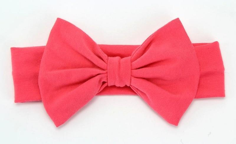 Headband Knitted Cotton Children Girls Elastic Bow Hair Bands Turban for girl Headbands