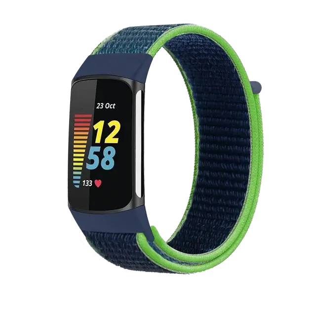 Fitbit Charge 5 6 Nylon-Klettverschluss-Band – Robustes, bequemes Armband