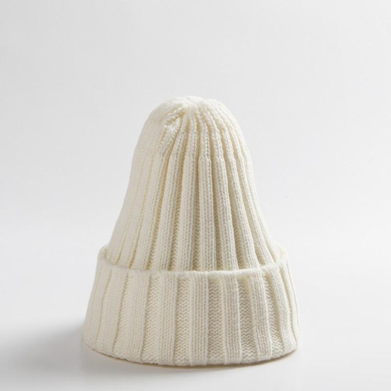 Modern Luxury Solid Baby Boy Girl Autumn Winter Beanie Warm Cap For Kids In Elegant Design