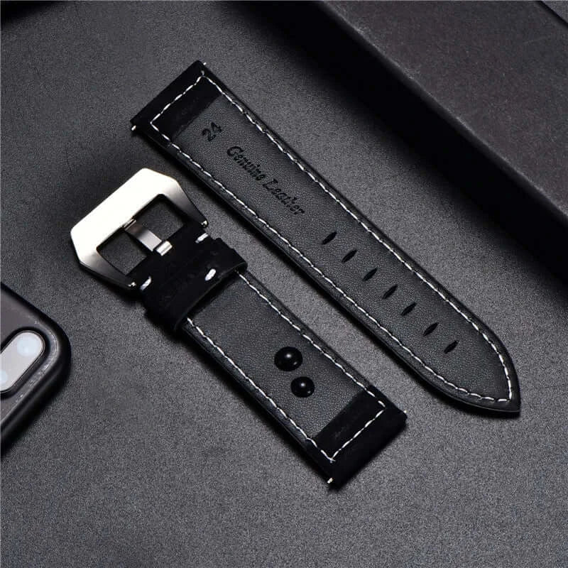 Samsung Galaxy Watch Leather Band - Classic Genuine Design