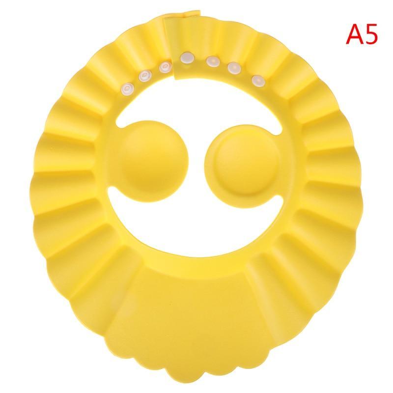 Shampoo Cap Sheild Durable Baby Bath Visor Hat Adjustable Baby Shower Protect Eye Water-proof For Kids