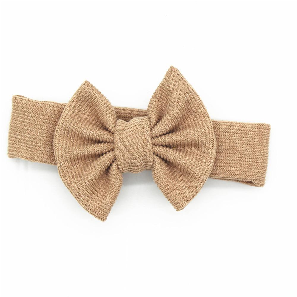 Modern Cute Baby Girl Headbands Knitted Newborn Baby Bow Infant Head Bands Hairbands For Girls Hair Accessories
