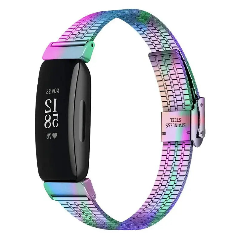 Bracelet en acier Fitbit Inspire 2, 1 - Bracelet en métal durable