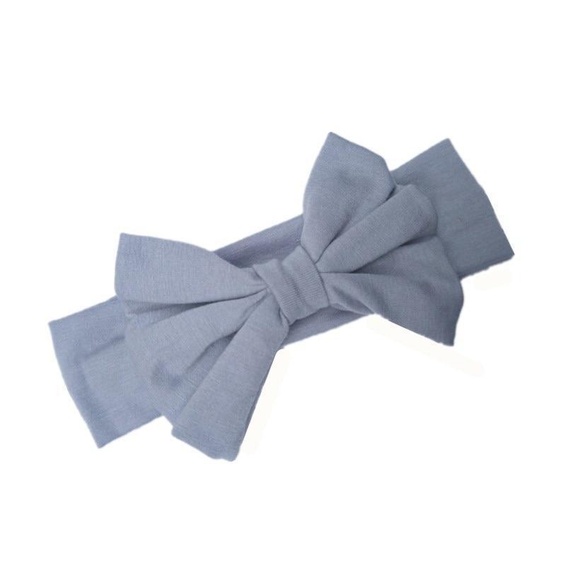 Headband Knitted Cotton Children Girls Elastic Bow Hair Bands Turban for girl Headbands