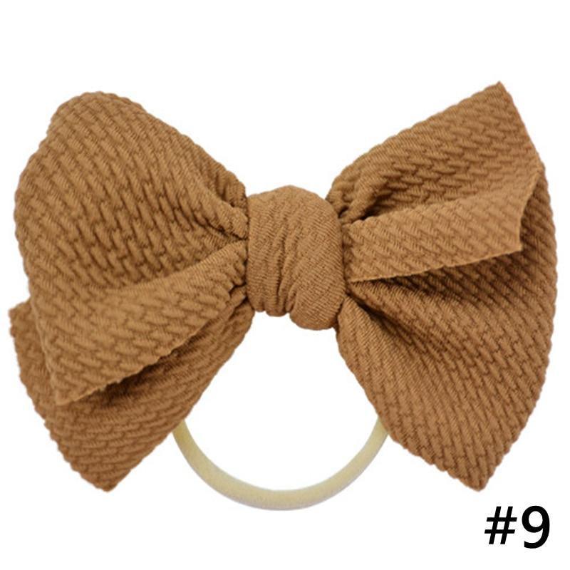 Headband Bow Girl Headbands Nylon Elastic Hair Accessories Photography Props For Baby Girls In Elegant Design