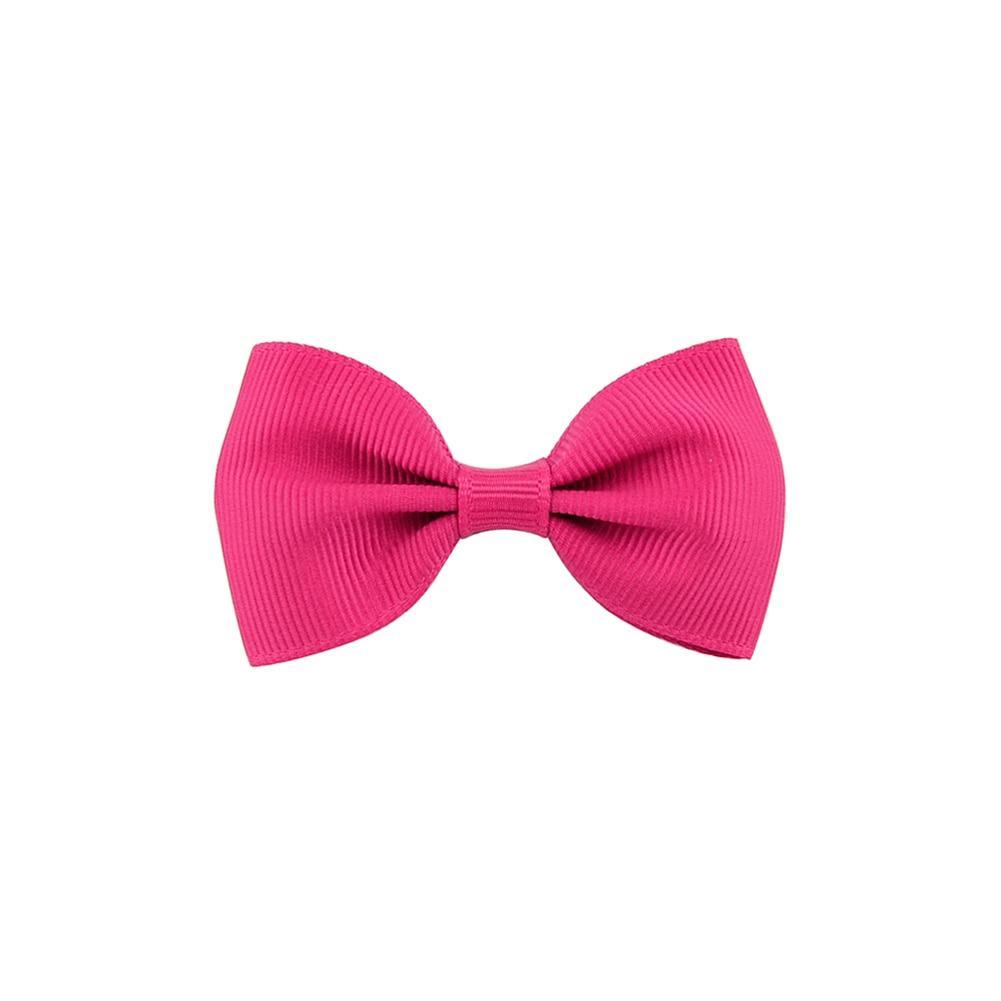 Colorful Mini Bow Tie Hair Clip Small Sweet Solid Ribbon Bow Safety Hair Clips Hairpins Baby Girl Hair Accessories