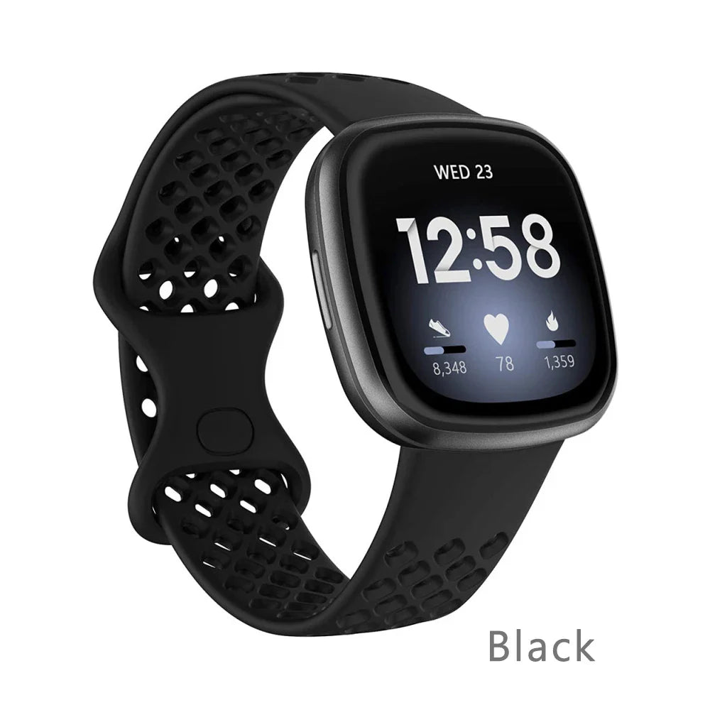 Atmungsaktive Sport-Armbänder für Fitbit Versa & Sense