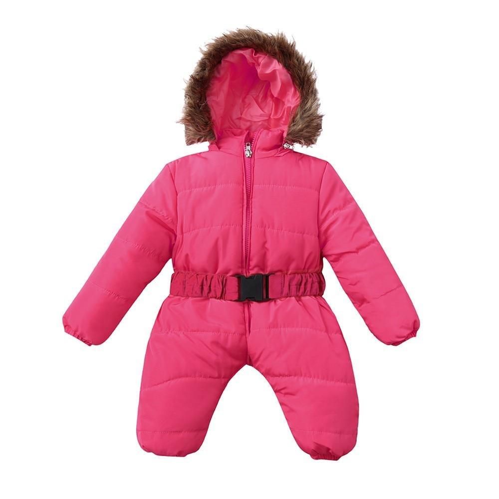 Winter Clothes For Infant Baby Hooded Warm Thick Snowsuit Jumpsuit Romper for Boys and Girls  Style