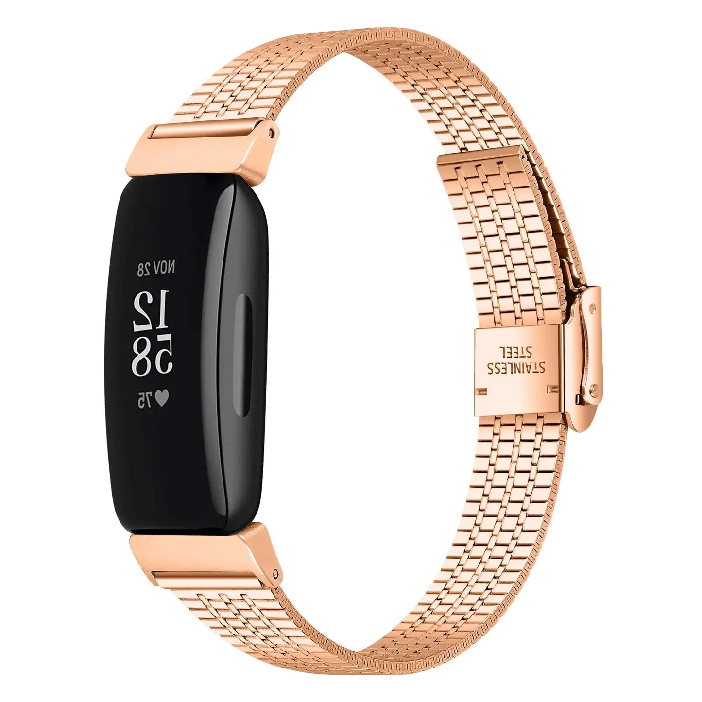 Bracelet en acier Fitbit Inspire 2, 1 - Bracelet en métal durable