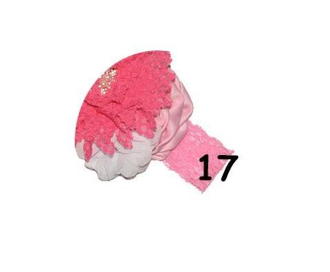 Luxury Modern Handmade Flower Headband Newborn Infant Pearl Flowers With Lace wide Headbands Bebes Hair Accessories Bow