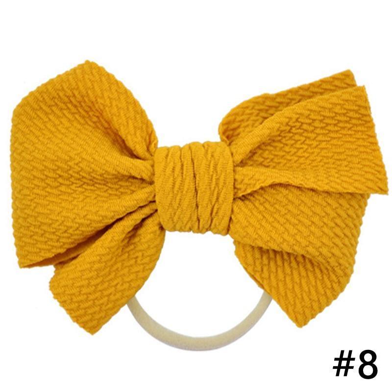 Headband Bow Girl Headbands Nylon Elastic Hair Accessories Photography Props For Baby Girls In Elegant Design