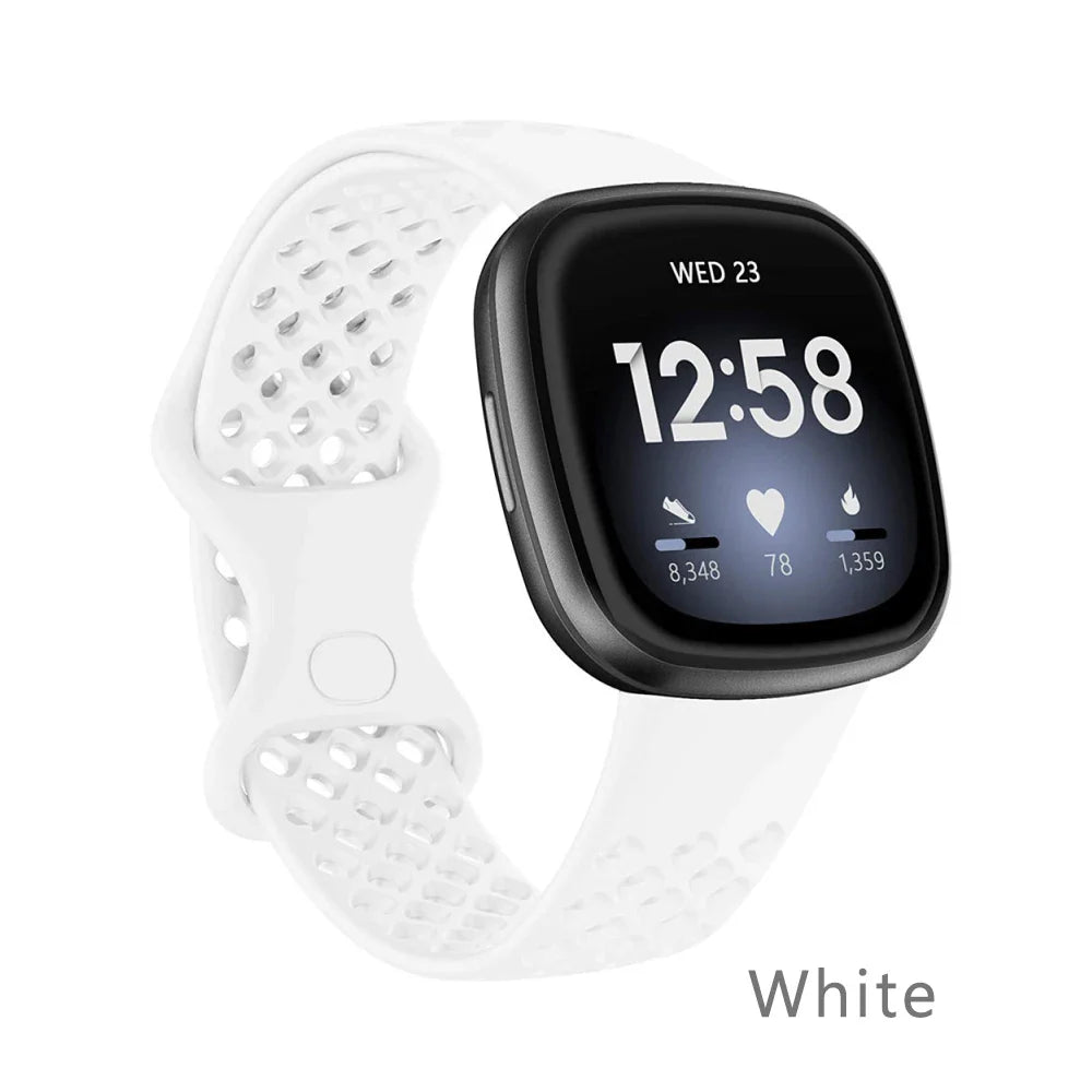 Atmungsaktive Sport-Armbänder für Fitbit Versa & Sense
