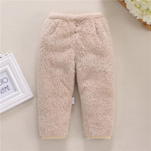 Newborn Baby Boys Pants Winter Warm Baby Girls Pants, Solid Newborn Pants Fashion Baby Toddler Trousers Baby Clothes