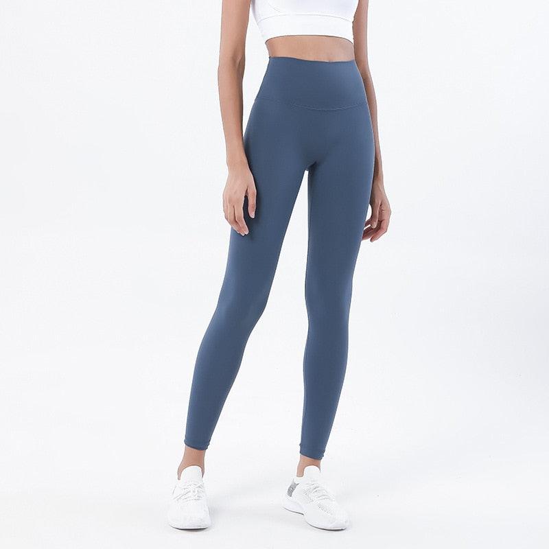 New Yoga Pants Women Leggings Fitness Girl Soft Pants Tight High Waist Women's Sports Pants Yoga Pants Leggings Workout Pants With Pocket Stretchable Sports Fitness Running Pants For Women & Girls