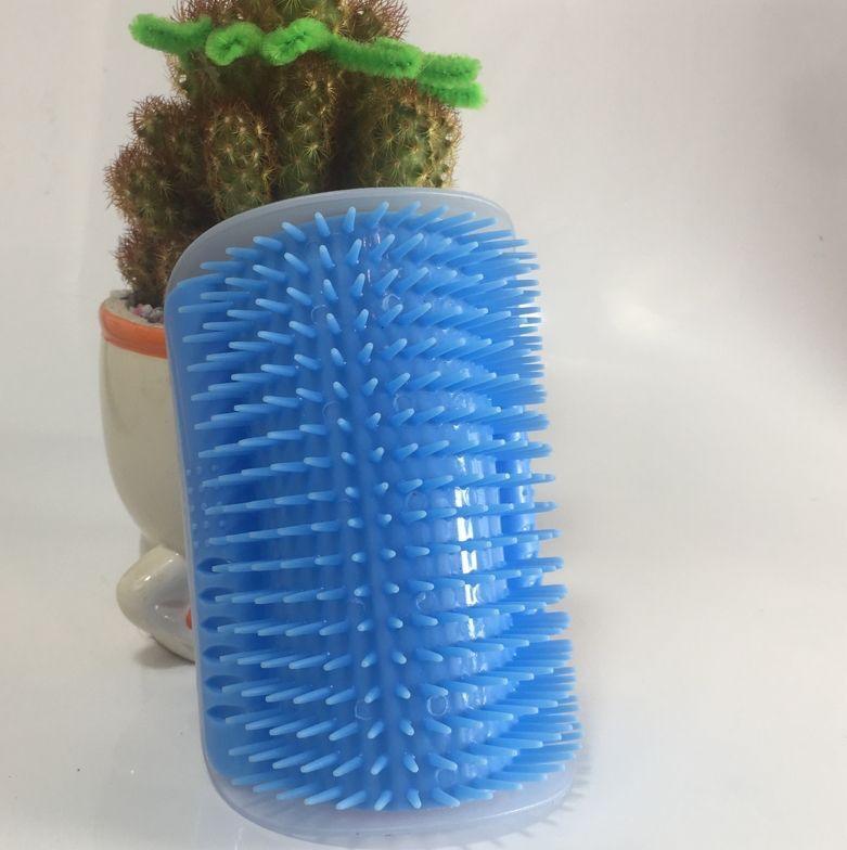 Massager for Cats Pet Products Pets Goods Brush Remove Hair Comb Grooming Table Dogs Care Accessories Things Strip  Soft Cat Massage Brushes Wall Mounted Scraper for Kitten