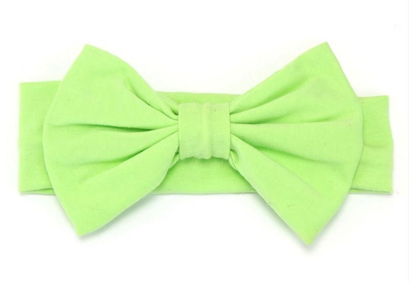 Headband Knitted Cotton Children Girls Elastic Bow Hair Bands Turban for girl Headbands