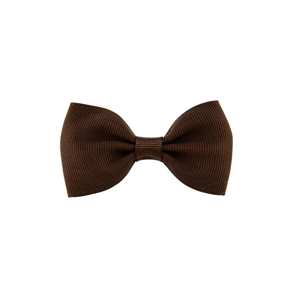 Colorful Mini Bow Tie Hair Clip Small Sweet Solid Ribbon Bow Safety Hair Clips Hairpins Baby Girl Hair Accessories