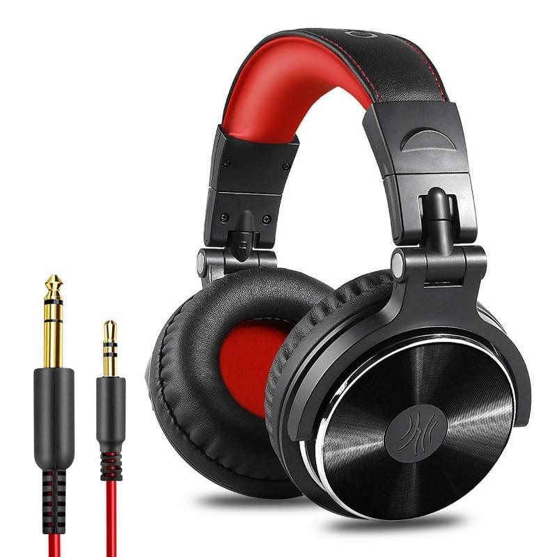 Proffesional Studio Luxury STEVVEX  Headphones Hifi Studio DJ Headphone Wired Monitor Music Gaming Headset Earphone For Phone Computer PC With Mic