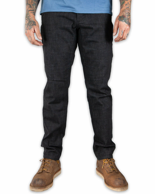 Pantalon Hideout Denim Coupe Fuselée - Noir