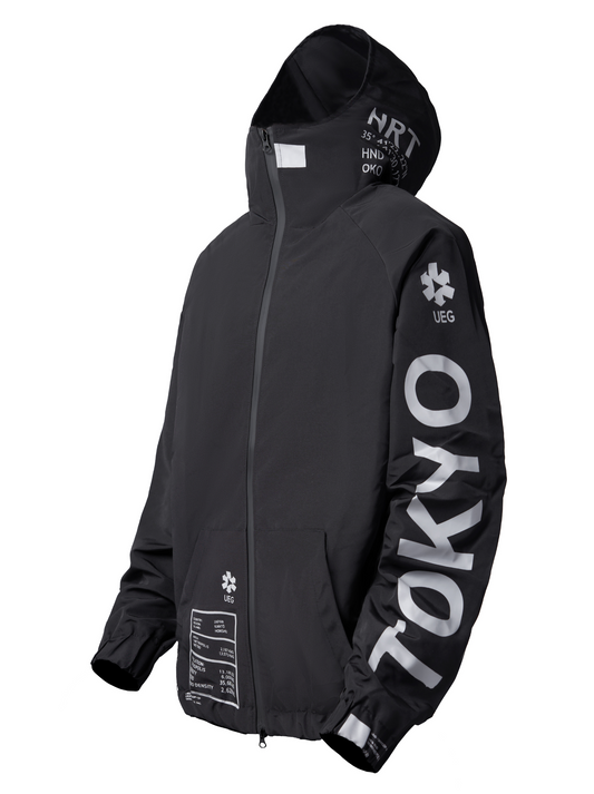 IB433 Black Winter Tokyo Parka Jacke