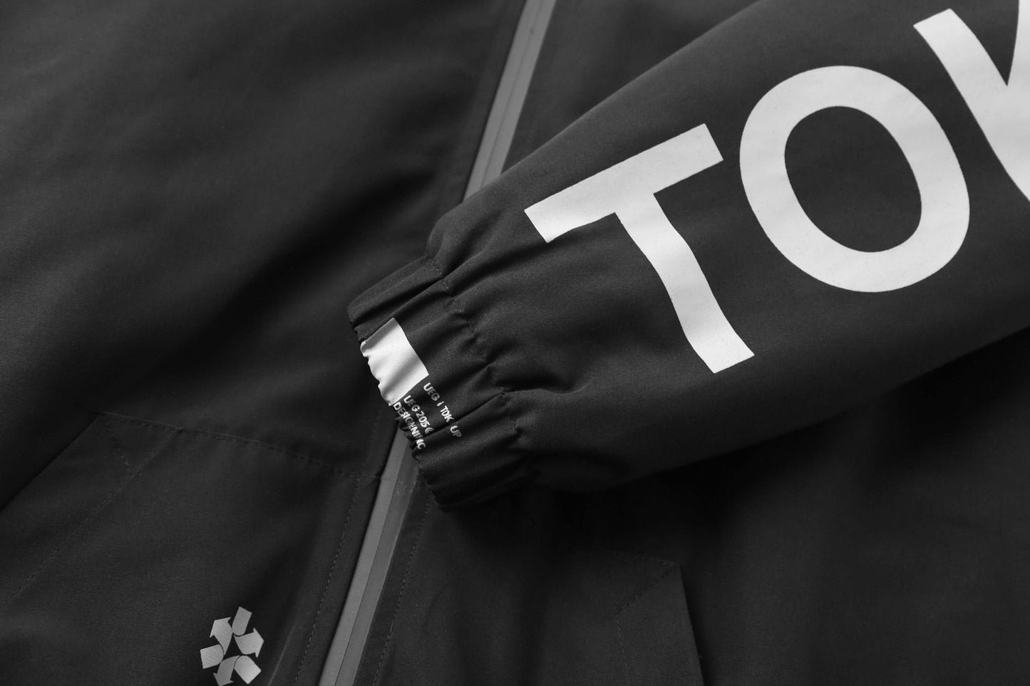 IB433 Doudoune parka noire Tokyo d'hiver