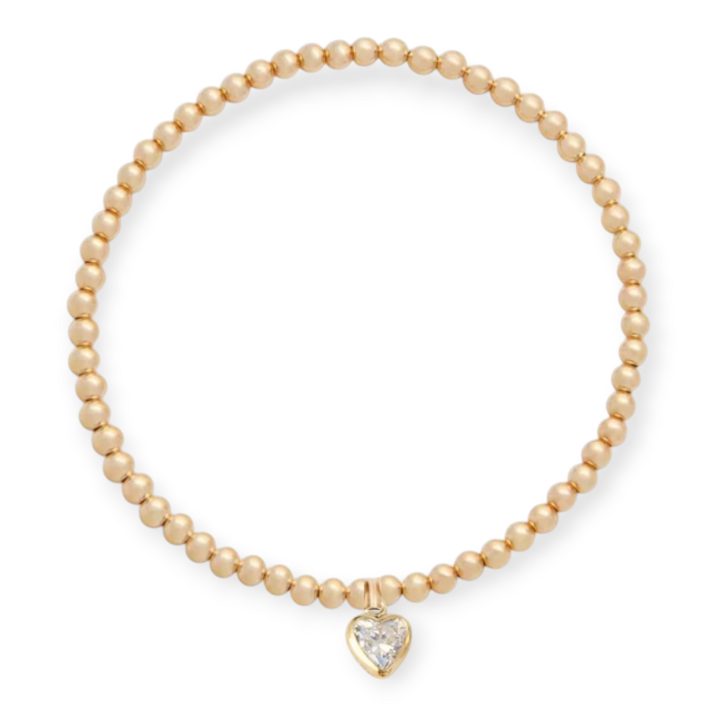 Heart Stone Juno Bracelet (3mm)