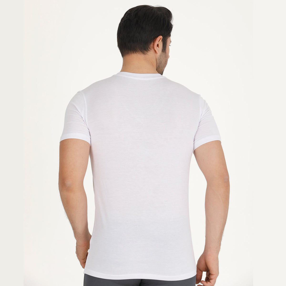 Herren Bambus V-Ausschnitt Unterhemd (3er-Pack)