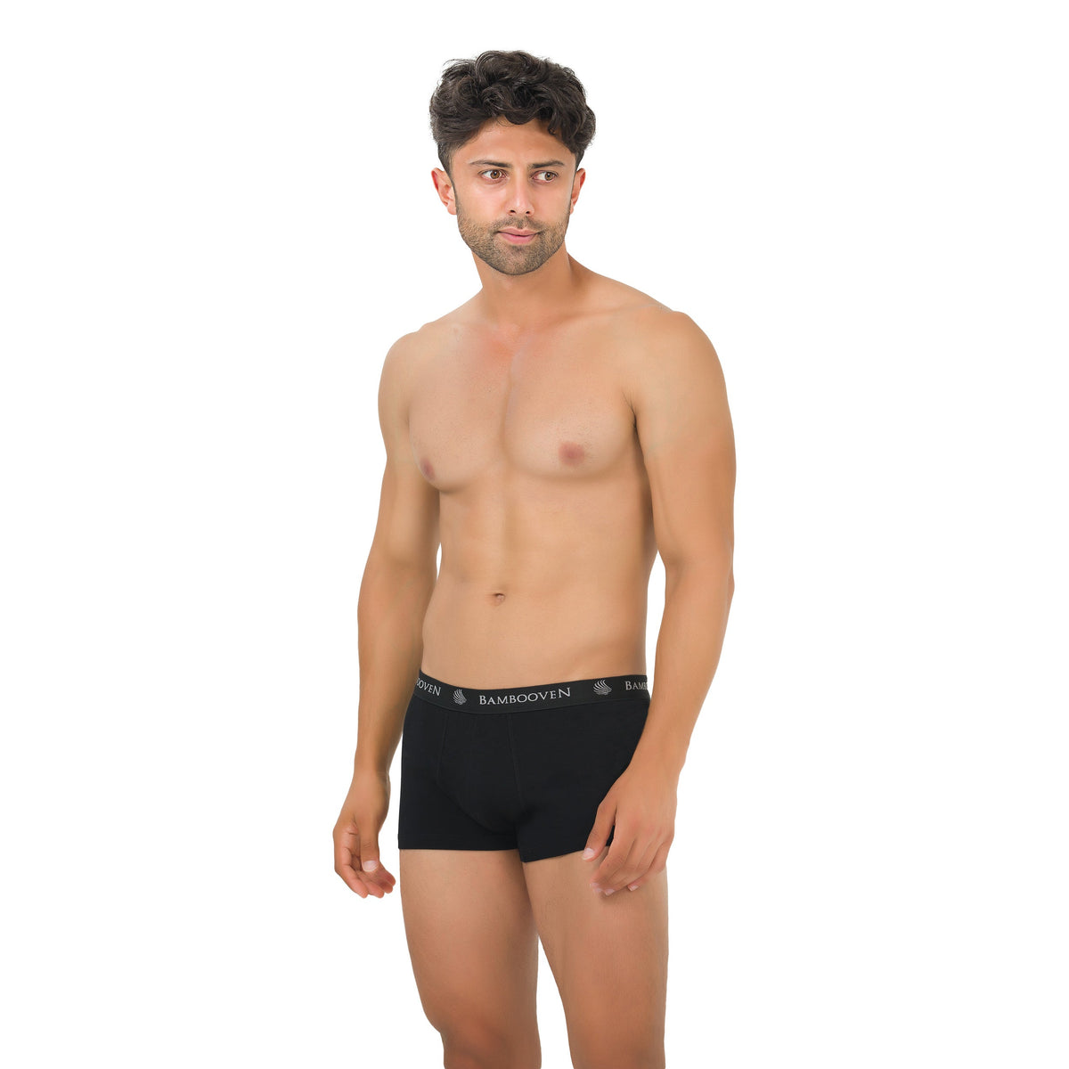 Lot de 4 boxers en bambou pour homme avec poche frontale