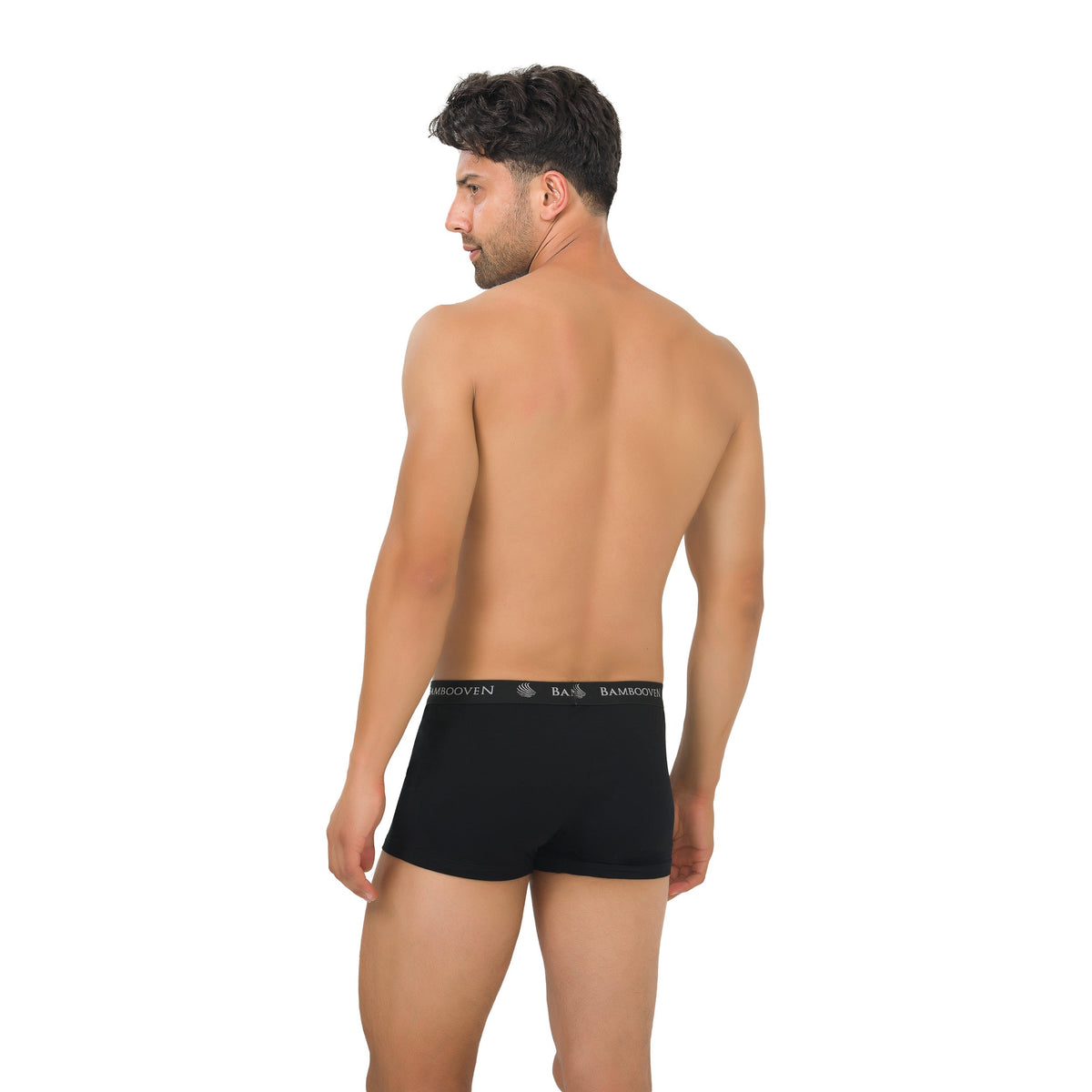 Lot de 4 boxers en bambou pour homme avec poche frontale