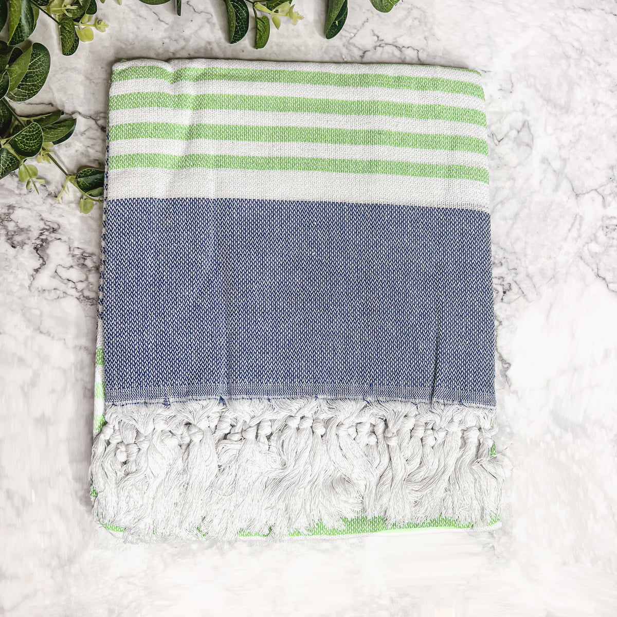 Serviette de plage/bain Peshtemal légère en coton 180GSM avec franges Pop Of Summer