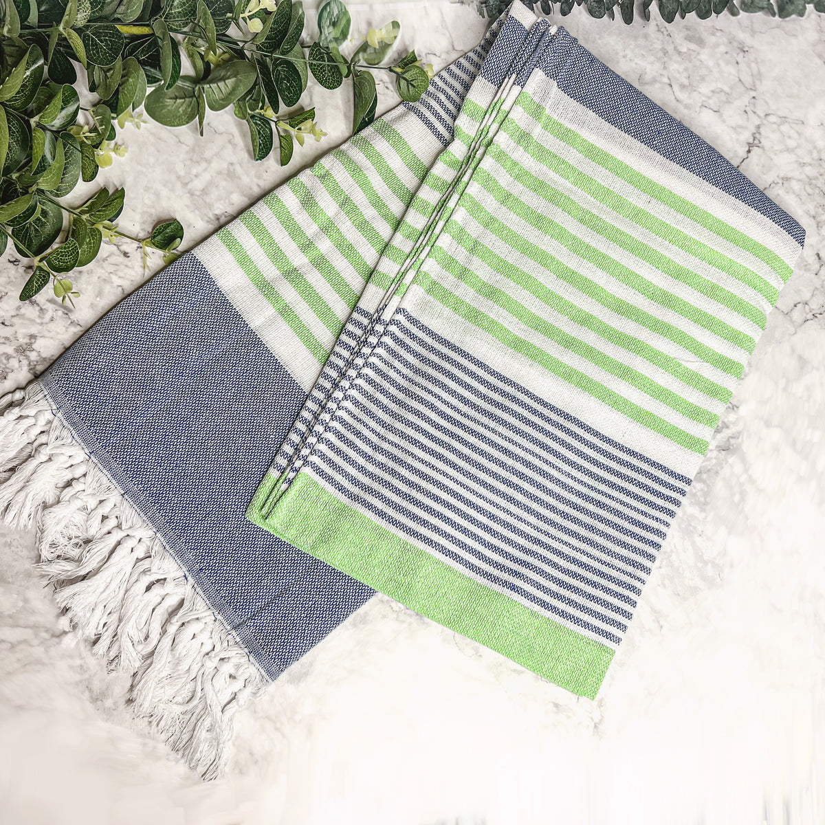 Serviette de plage/bain Peshtemal légère en coton 180GSM avec franges Pop Of Summer