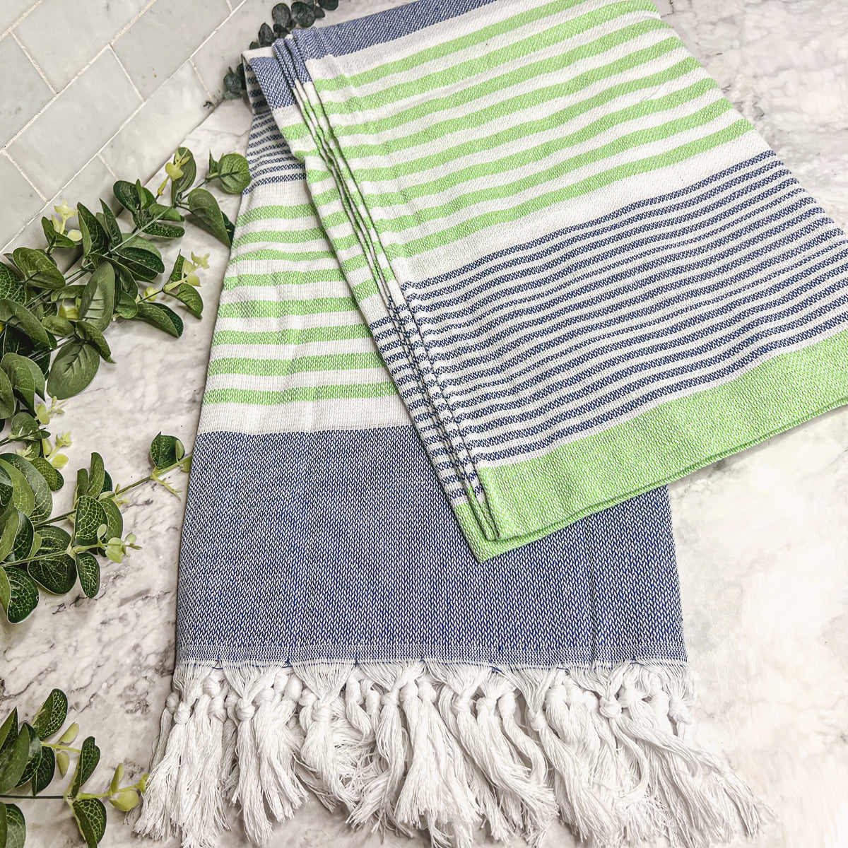Serviette de plage/bain Peshtemal légère en coton 180GSM avec franges Pop Of Summer