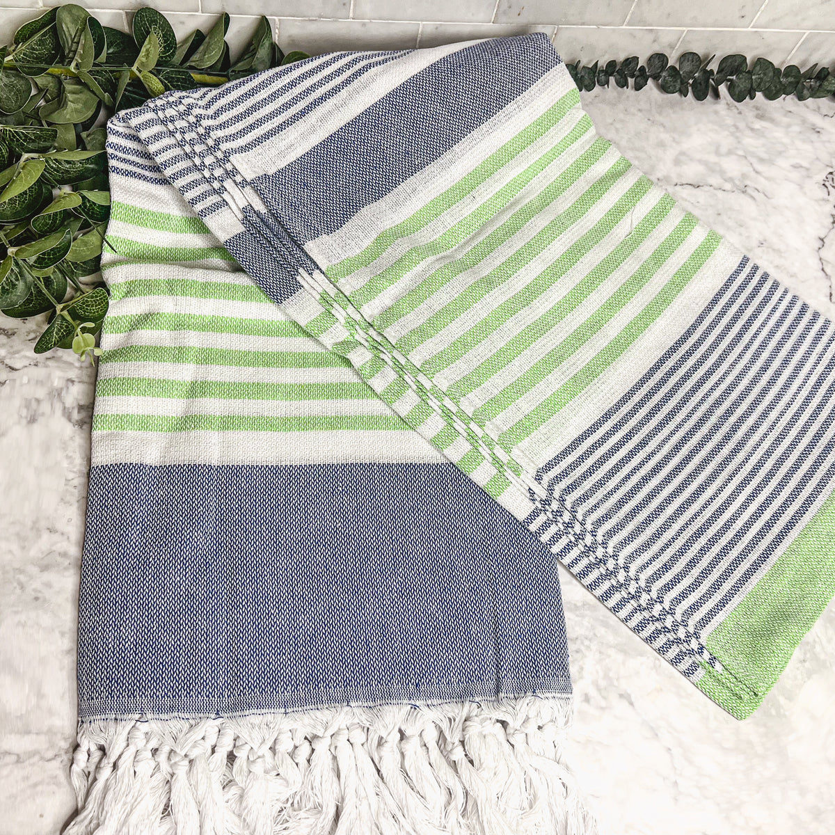 Serviette de plage/bain Peshtemal légère en coton 180GSM avec franges Pop Of Summer