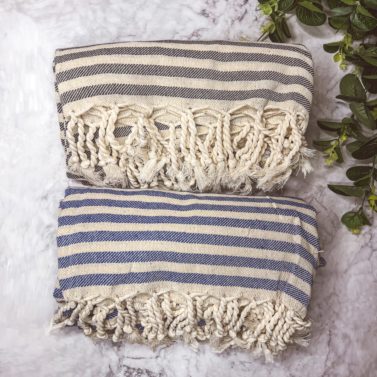 Maritimes türkisches Handtuch, 180 g/m², Baumwolle, Peshtemal, Strandtuch, leicht, schnell trocknend