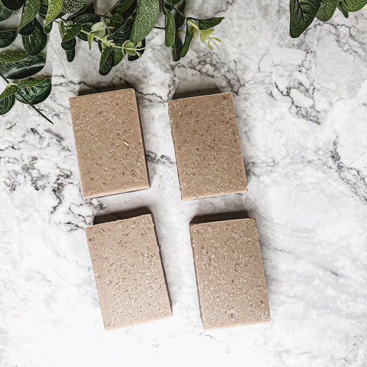 Gommage corps unisexe au sel marin Bois de Santal & Rose - Parfum naturel