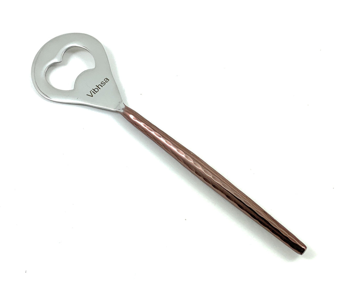 Vibhsa 4-Piece Bar Tools Kit | Copper Hammered PVD Handle, Stainless Steel, Gift Box