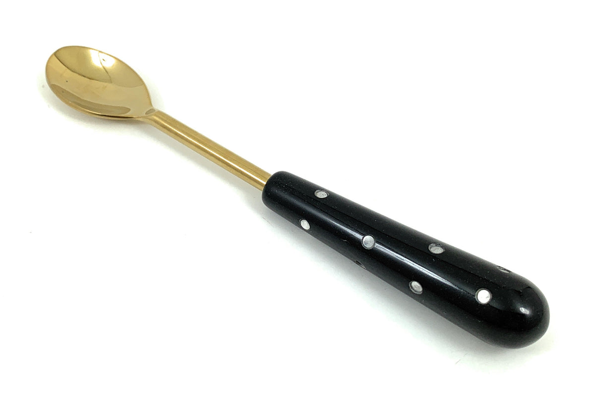 Vibhsa 4-Piece Bar Tools Kit | Gold & Black Resin Handle, Stainless Steel, Gift Box
