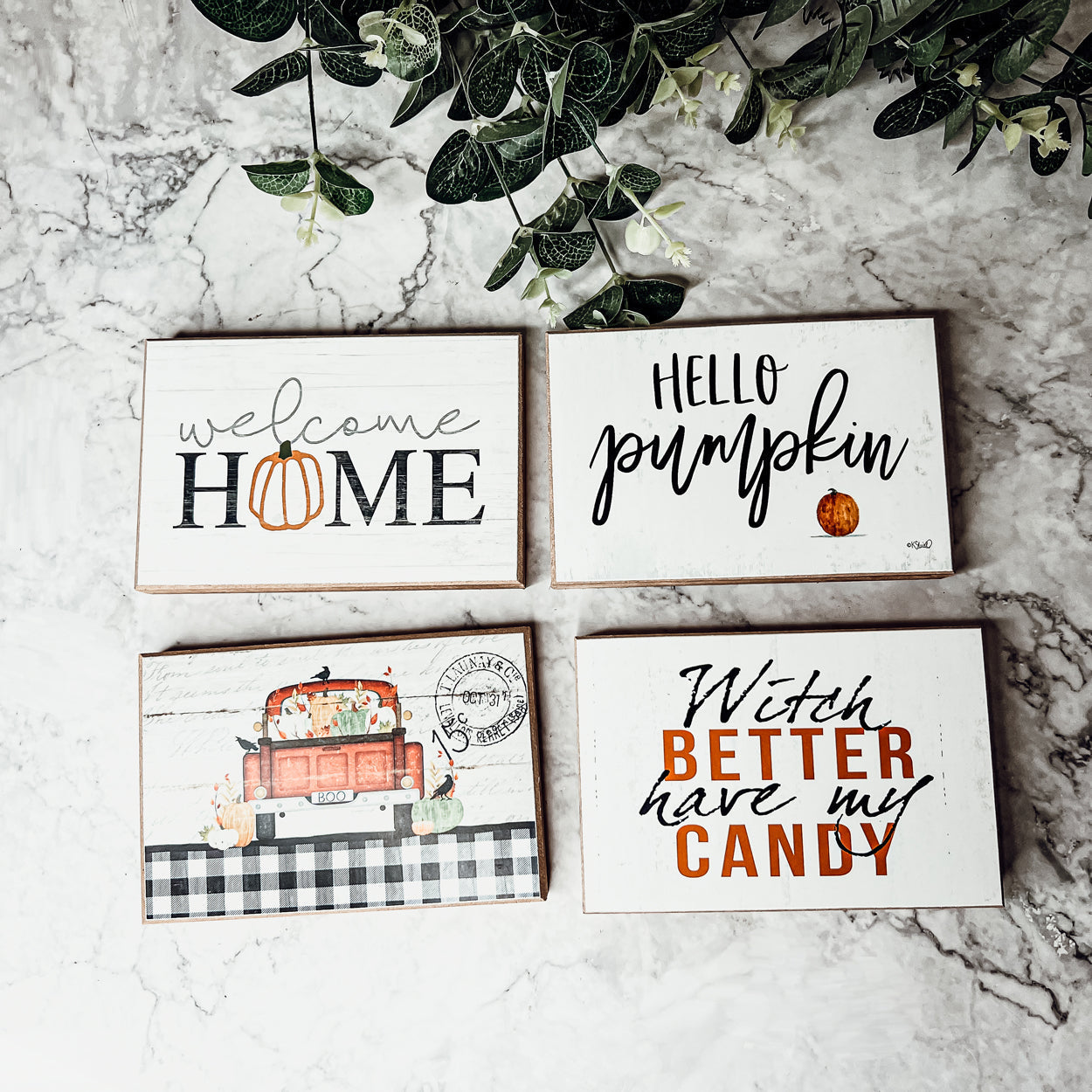 Witch Better Have My Candy Wooden Halloween Sign 6 X 4 X 1 Inch Rustic Orange Black Decor
