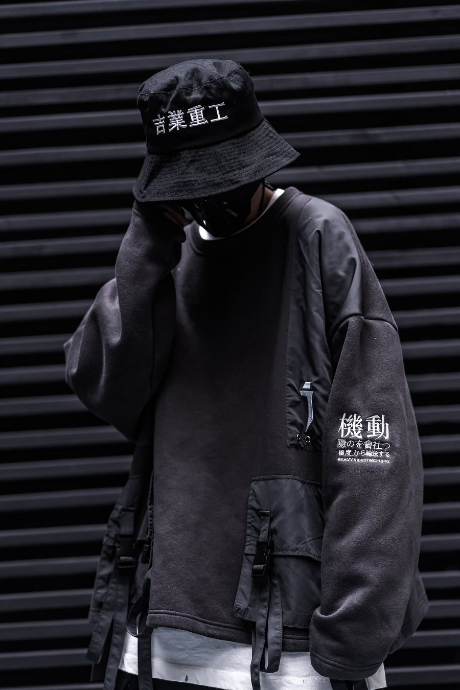 HiS001 Sweat ras du cou industriel urbain