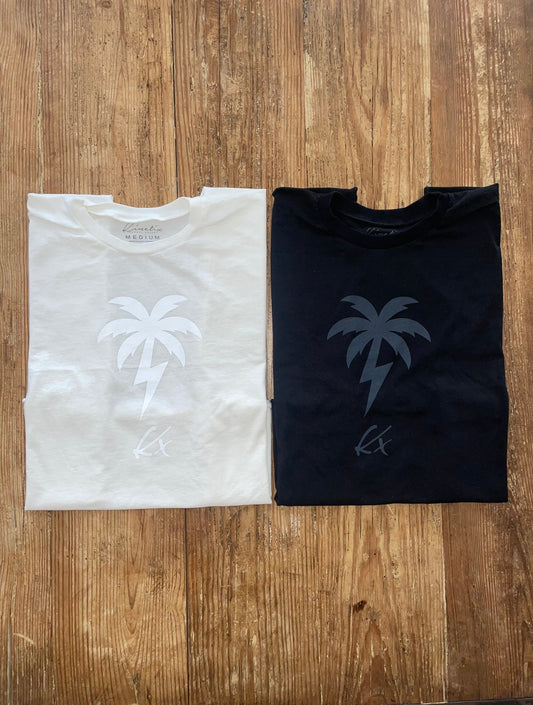 KX Thunder Palm Muscle Tee Bundle (Black and White)