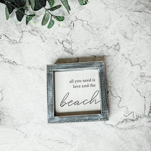 Beach Home Summer 5 Inch Wooden Sign Funny Coffee Quote Coastal Wall Decor Small Plaque