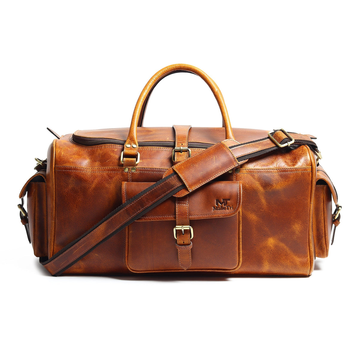 Berlin Leather Weekender Reisetasche