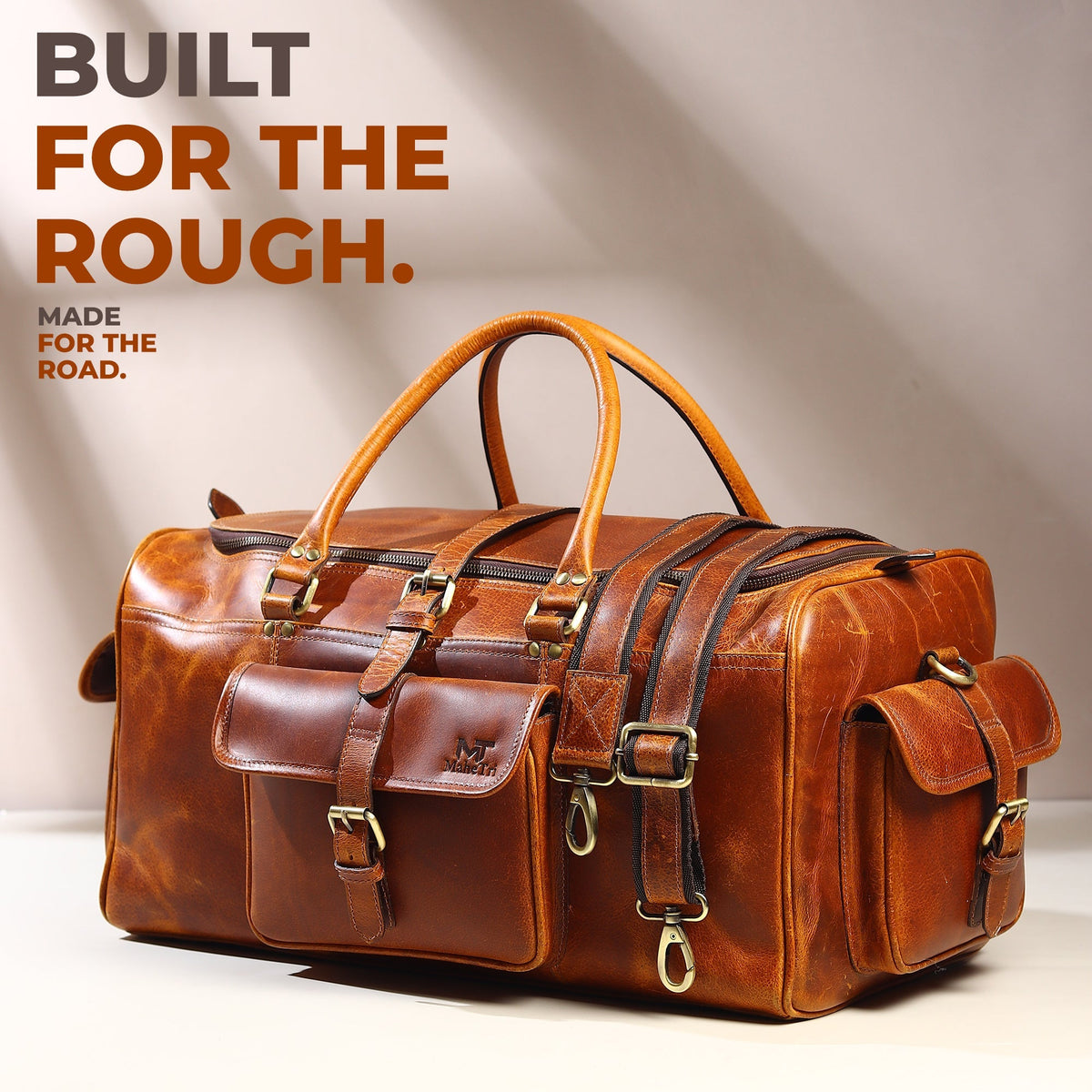 Berlin Leather Weekender Reisetasche