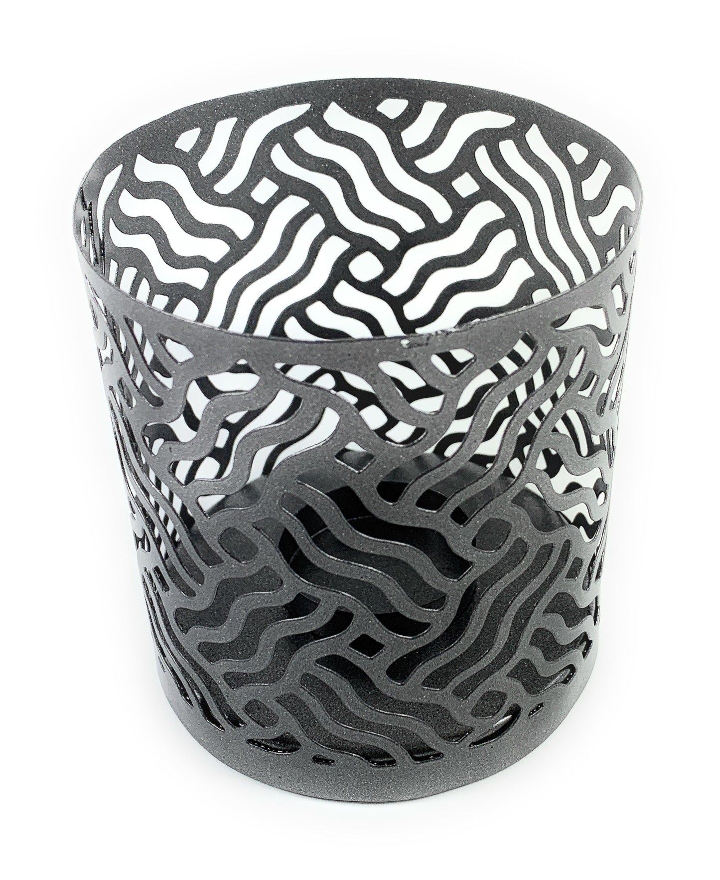 Votive Candle Holders Set of 2 Grey