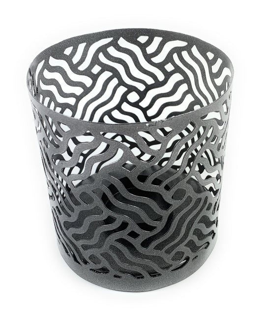 Votive Candle Holders Set of 2 Grey